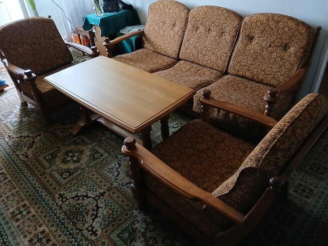 Sprzedam rustikalny komplet wypoczynkowy