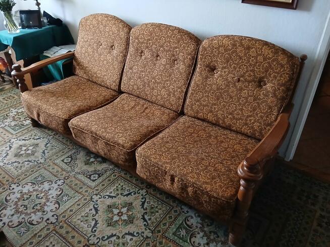 Sprzedam rustikalny komplet wypoczynkowy