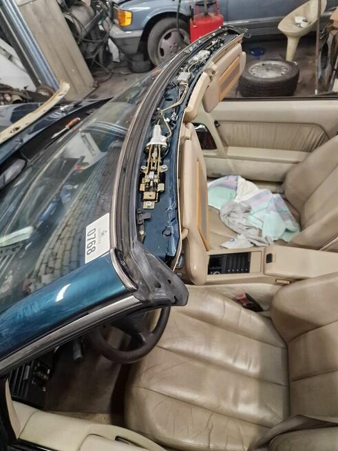 Mercedes R129 regeneracja siłowników dachu