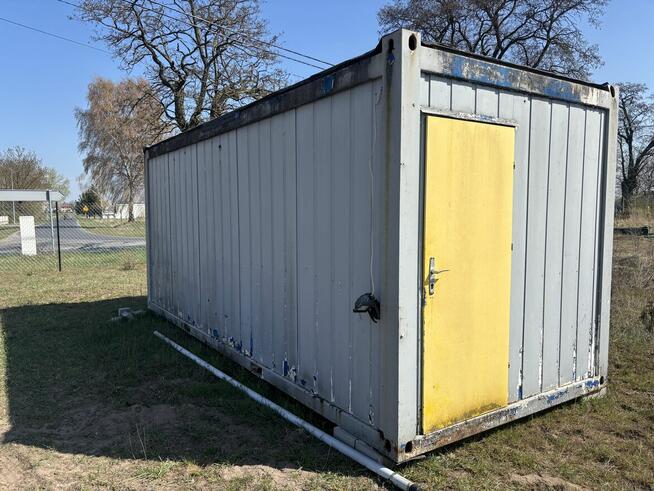 Kontener biurowy budowlany 6 m x2,5x2,8