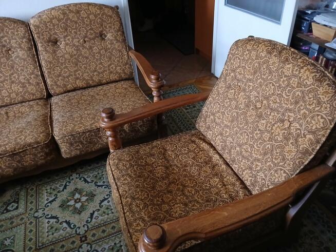 Sprzedam rustikalny komplet wypoczynkowy