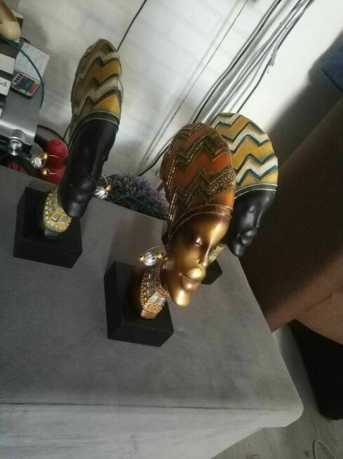 Figurka Afrykańska Afryka Posąg rzeźba ozdoba dekoracja zlot