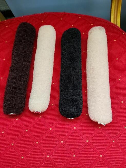 Poduszki do koka kok upinania włosów czarne białe blond brąz