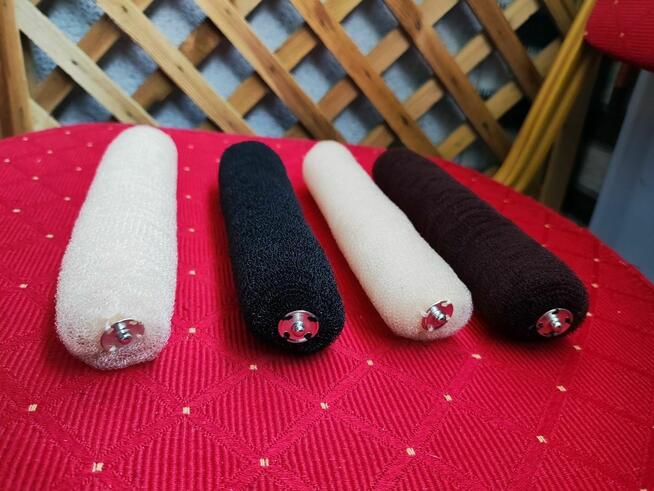 Poduszki do koka kok upinania włosów czarne białe blond brąz