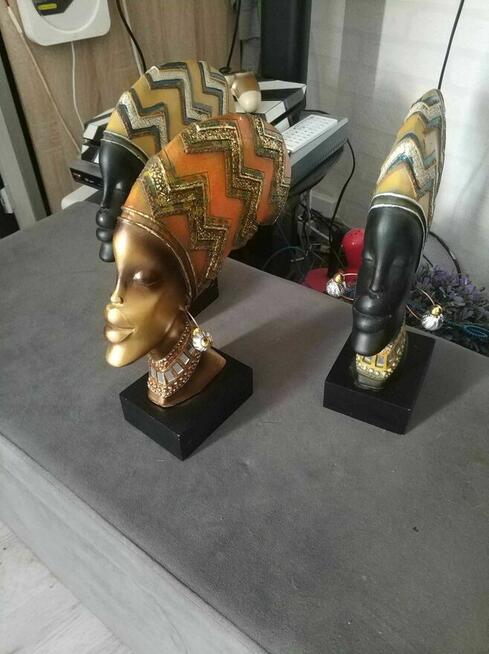 Figurka Afrykańska Afryka Posąg rzeźba ozdoba dekoracja zlot