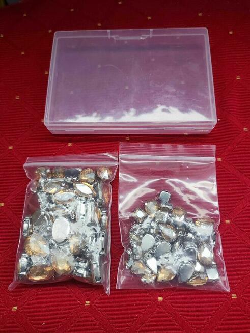 Cyrkonie dżety Kryształki Łezki biżuteria oczko złote