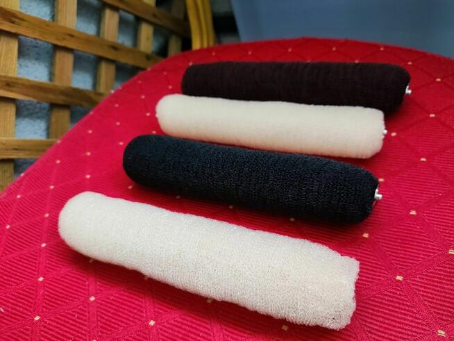 Poduszki do koka kok upinania włosów czarne białe blond brąz