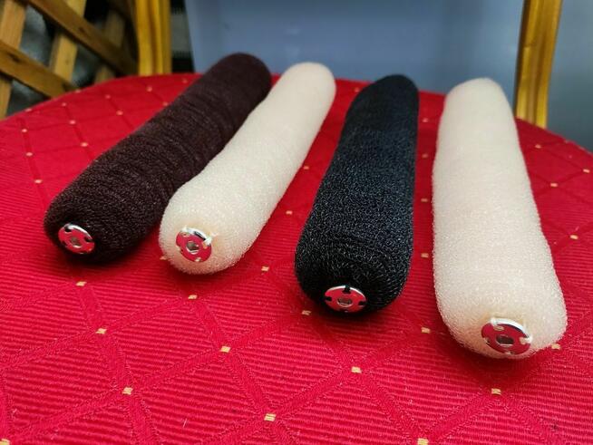 Poduszki do koka kok upinania włosów czarne białe blond brąz