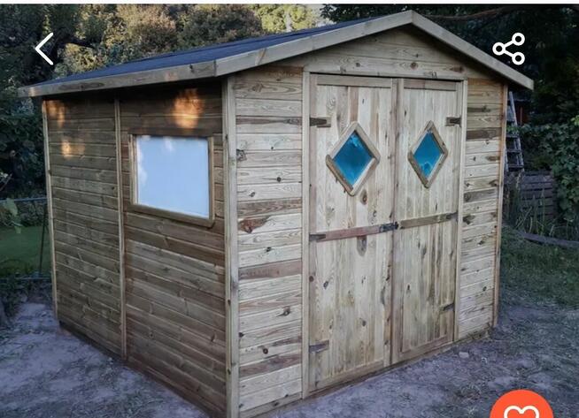Domek Ogrodowy i Narzędziowy 264 x 262 cm ( 5 m 2 ) Montaż/M