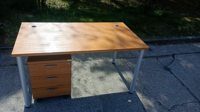 Biurko 140x80cm biurka stoły białe do szkół biur domu