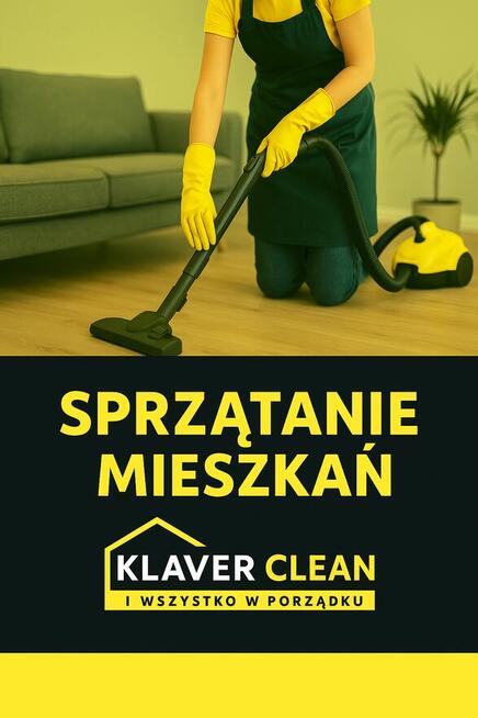 Sprzątanie mieszkań, domów - Firma sprzątająca Klaver Clean!