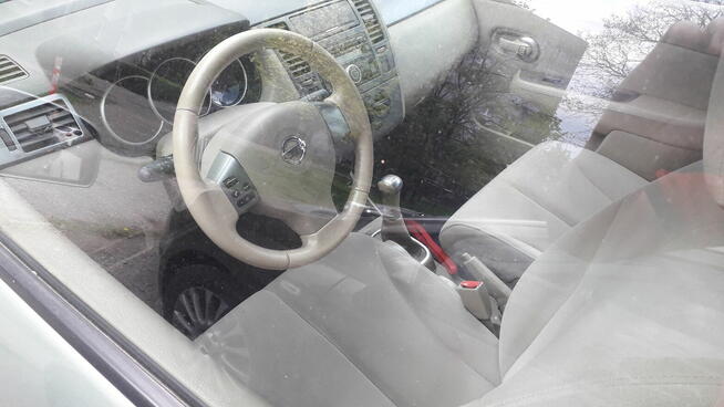 NISSAN TIIDA 2008 r., 1,6 benzyna/LPG, 116 KM, przebieg 123