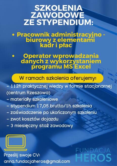 Pracownik biurowy z elementami kadr i płac - szkolenie