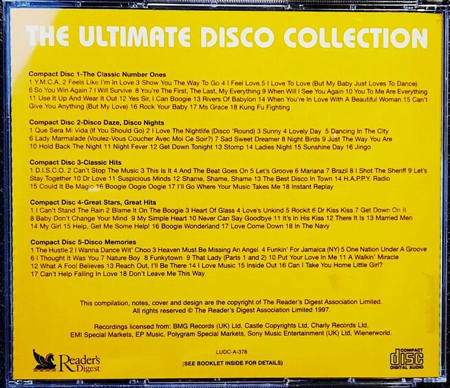 Polecam Składankę Album 5 Płytowy CD 5xCD Disco Collection