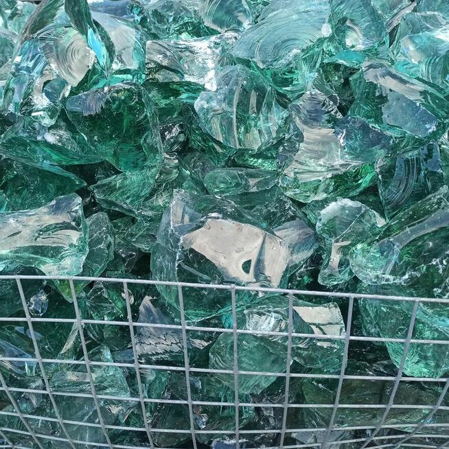 Kamień szklany Bryły Szklane Szkło Kora Kamienna Marianna