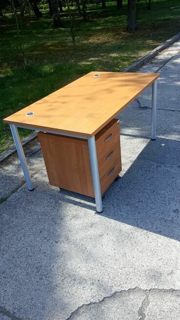 Biurko 140x80cm biurka stoły białe do szkół biur domu