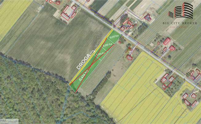 Działka budowlana Skrzynice-Kolonia gm. Jabłonna,