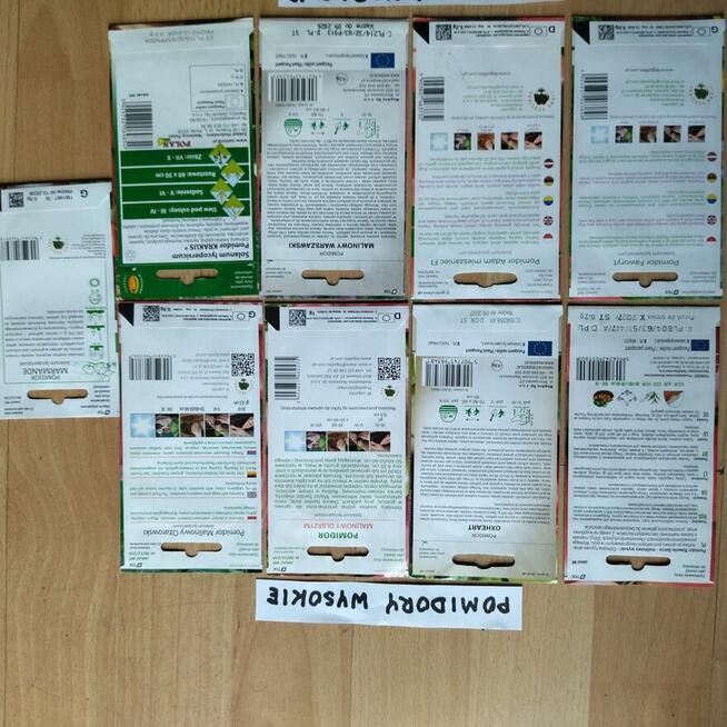 Rozsada sadzonki flance pomidorów wiele odmian papryka