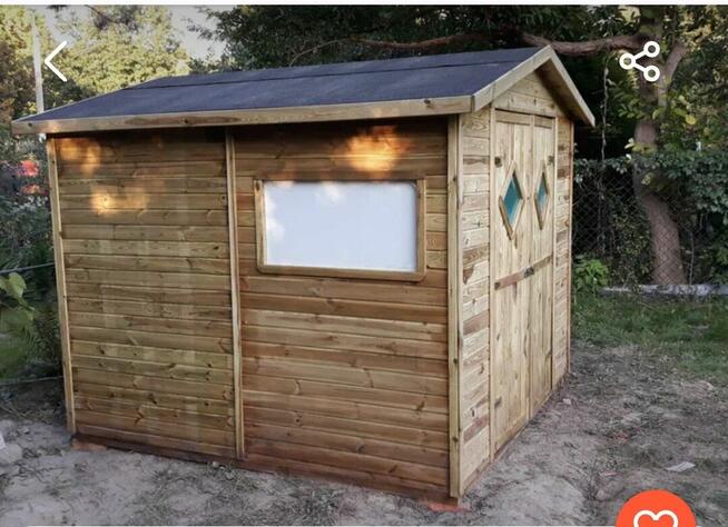 Domek Ogrodowy i Narzędziowy 264 x 262 cm ( 5 m 2 ) Montaż/M