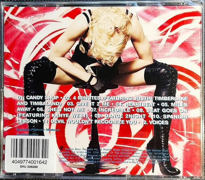 Polecam Wspaniały Album CD MADONNA - Album Hard Candy CD