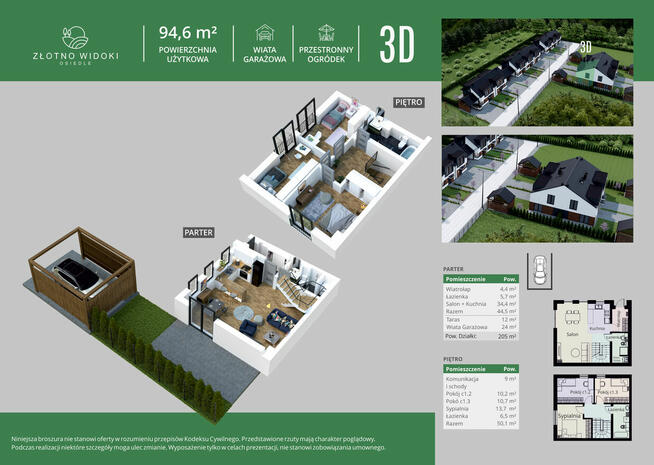 Nowe domy Złotno Widoki 0% prowizji odbiór 2025