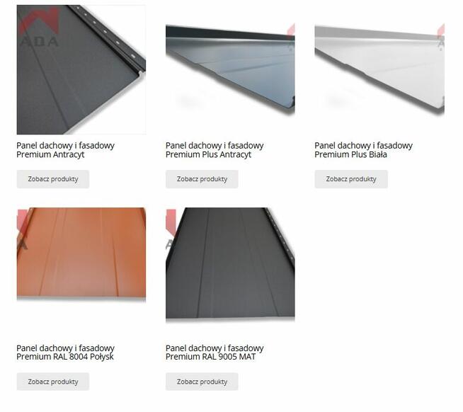 Produkcja pokryć dachowych