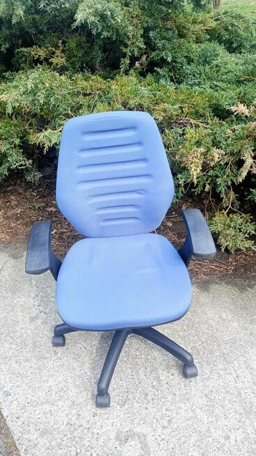Fotel biurowy obrotowy niebieski fotele biurowe do biur