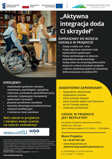 Szkolenia i staże zawodowe
