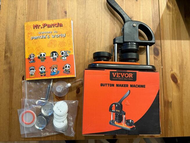 Maszynka VEVOR do przypinek 58mm