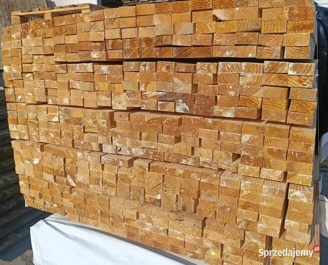 Listwa sucha niestrugana sosna ; 3,05m ; 5x25