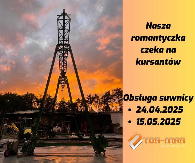 KURS - SZKOLENIE podest, zwyżka, podnośnik koszowy