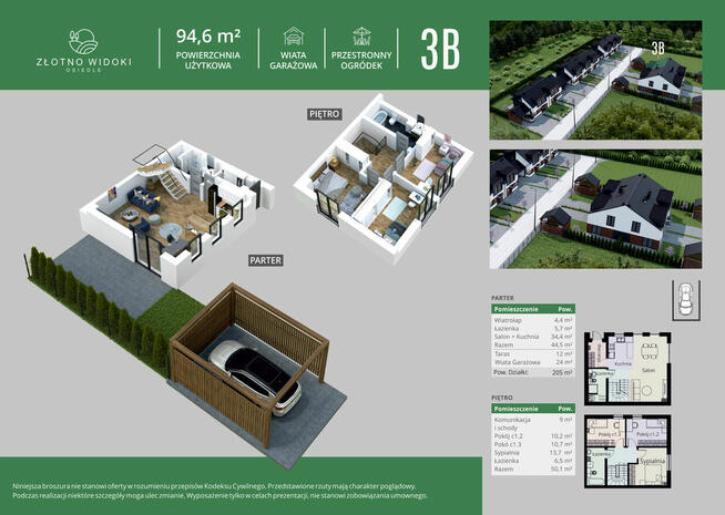 Nowe domy Złotno Widoki 0% prowizji odbiór 2025
