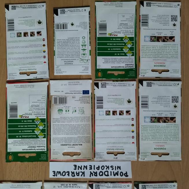 Rozsada sadzonki flance pomidorów wiele odmian papryka