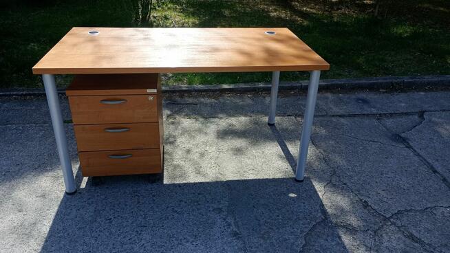 Biurko 140x80cm biurka stoły białe do szkół biur domu