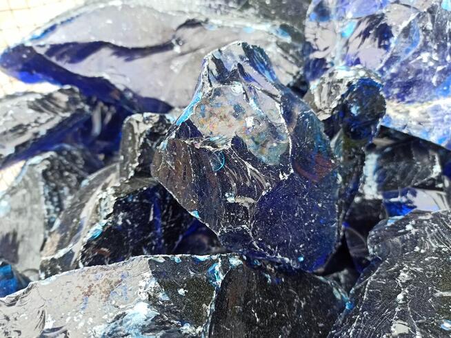 Kamień szklany Bryły Szklane Szkło Kora Kamienna Marianna