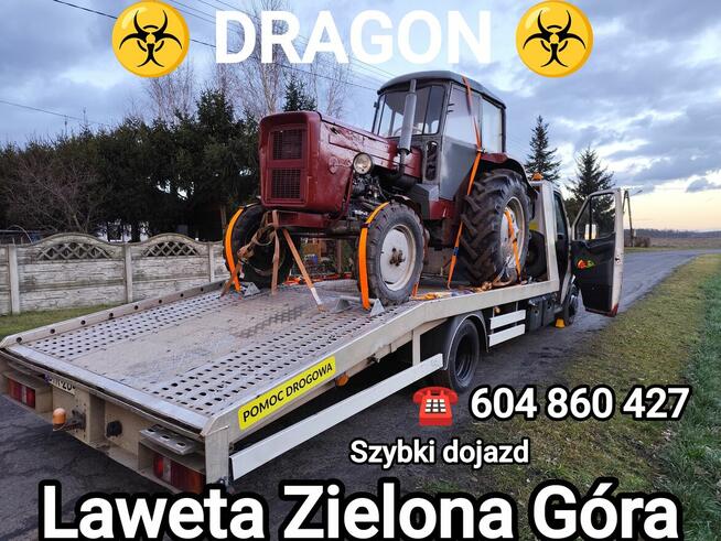 DRAGON Pomoc Drogowa Kożuchów, Auto Laweta Kożuchów, Transport