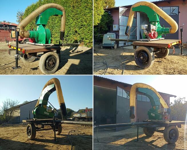 Odkurzacz Do Liści Peruzzo Turbo 400 na Przyczepce