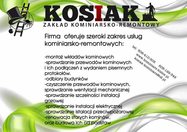 Kominiarz Kielce Czyszczenie Kominów Wentylacji