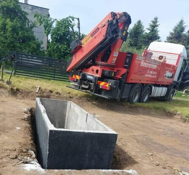 Szamba, zbiorniki betonowe, piwnice