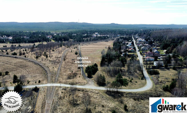 Działka Usługowa Inwestycyjna 2000 m2 Starczynów Bukowno