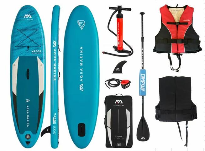Wypożyczę deskę SUP AQUA MARINA VAPOR 104 wraz z akcesoriami