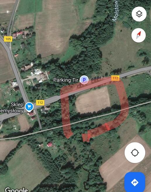 Działka Inwestycyjna przy trasie DK 112