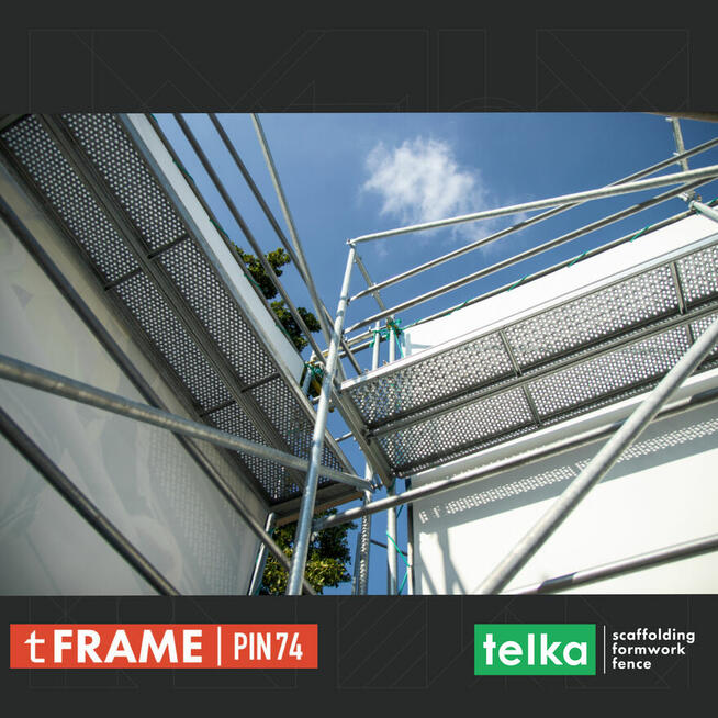 Telka 250m² PIN74 Rusztowanie ramowe