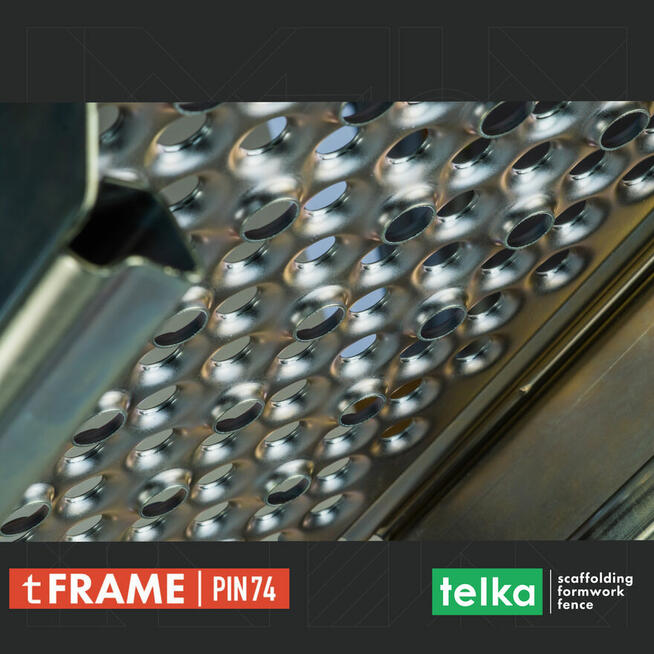 Telka 100m² PIN74 Rusztowanie ramowe