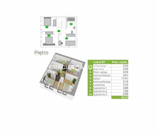 Dom Bębło gm. Wielka Wieś Bębło, Lasek