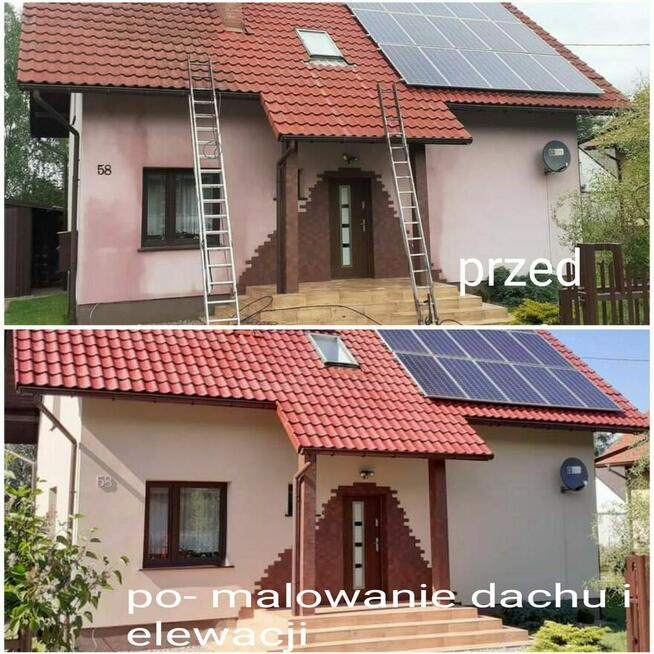Malowanie dachów I elewacji