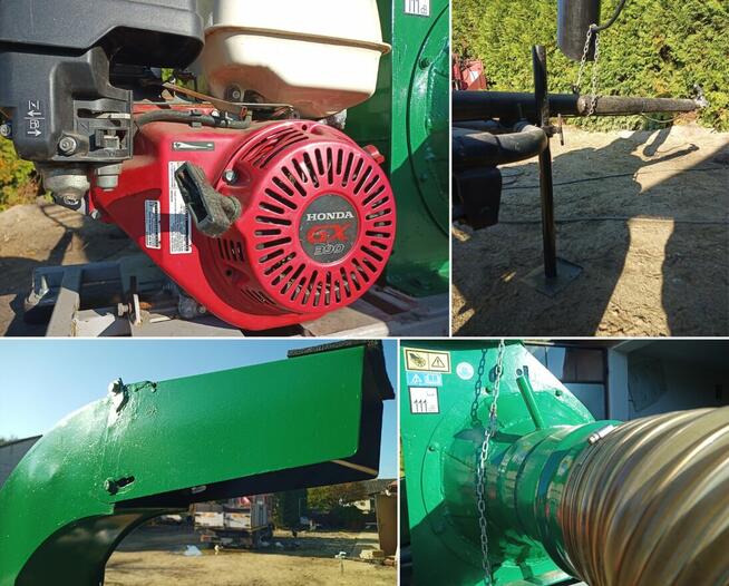 Odkurzacz Do Liści Peruzzo Turbo 400 na Przyczepce