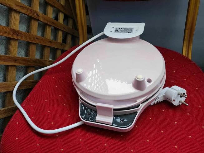 Gofrownica Bestron ASW217 różowa 700W do gofrów