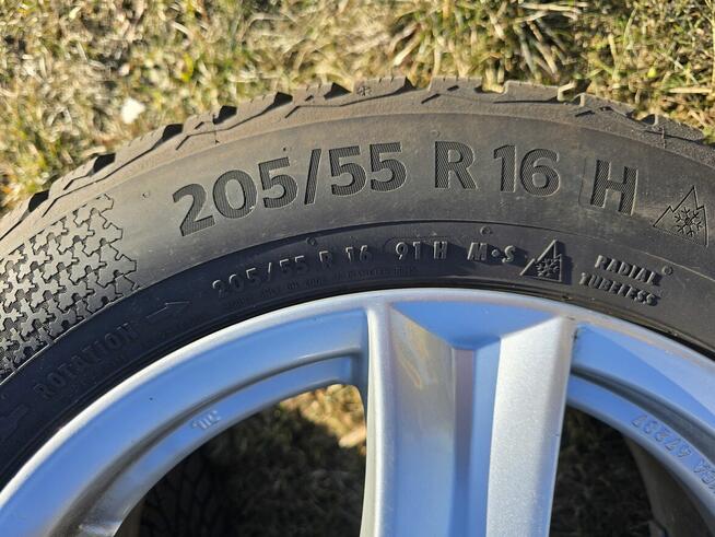 Opony Felgi Koła Zimowe Continental Komplet Zimówki 205/55/1