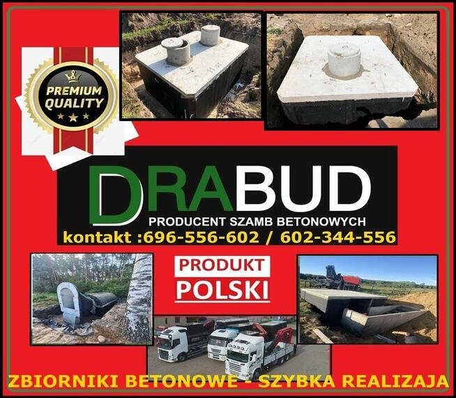 Szamba, zbiorniki betonowe, piwnice